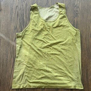 Lululemon Metal Vent Olive Green Tank Top- XL